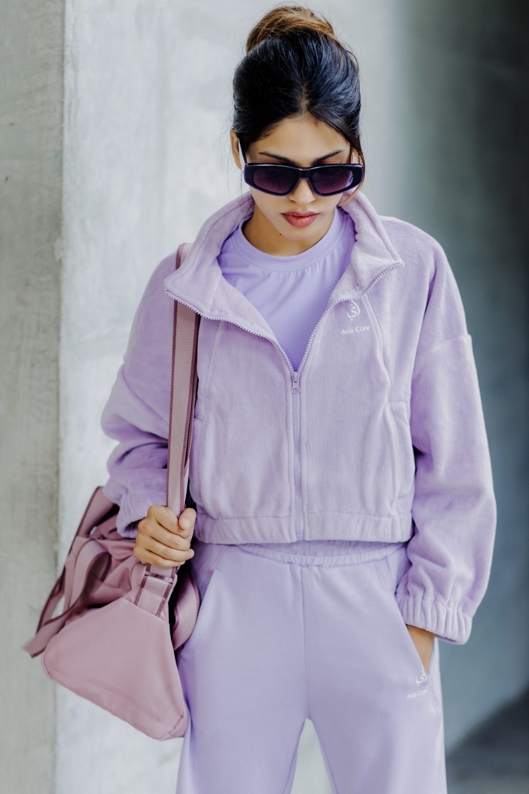 Wisteria fur jacket